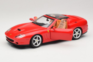Ferrari 575M Superamerica Červený Hot Wheels 1:18 J2858 Kov – obrázok 2 z 8
