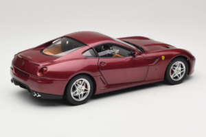 Ferrari 599 GTB Fiorano Tmavočervený Hot Wheels 1:18 M1200 Kov – obrázok 3 z 8