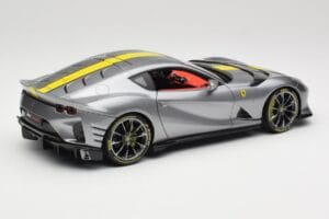 Ferrari 812 Competizione Grigio Coburn Bburago 1:18 18-01647 Kov – obrázok 3 z 8