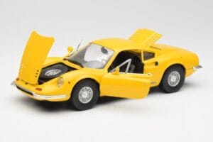 Ferrari Dino 246 GT Žltý Anson 1:18 30301W Kov – obrázok 2 z 8