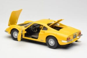 Ferrari Dino 246 GT Žltý Anson 1:18 30301W Kov – obrázok 5 z 8