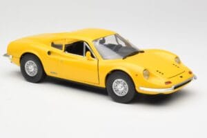 Ferrari Dino 246 GT Žltý Anson 1:18 30301W Kov – obrázok 6 z 8