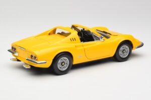 Ferrari Dino 246 GTS Žltý Hot Wheels 1:18 23920 Kov – obrázok 3 z 8