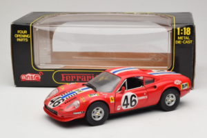Ferrari Dino 246 GT #46 Červený Anson 1:18 3580-P1 Kov – obrázok 8 z 8