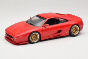 Ferrari F355 Berlinetta Červený So Zlatými Zákazkovými Diskami UT Models 1:18 180074020-P5 Kov
