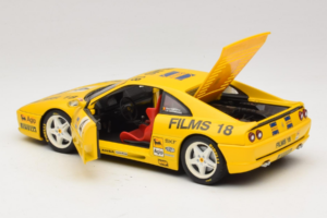 Ferrari F355 Coupe Films 18 #4 Reoloffs / Ansembourg Žltý UT Models 1:18 180074021-Y1 Kov – obrázok 5 z 8