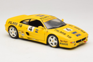Ferrari F355 Coupe Films 18 #4 Reoloffs / Ansembourg Žltý UT Models 1:18 180074021-Y1 Kov – obrázok 6 z 8
