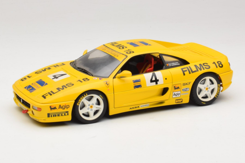Ferrari F355 Coupe Films 18 #4 Reoloffs / Ansembourg Žltý UT Models 1:18 180074021-Y1 Kov
