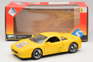 Ferrari F355 Racing Žltý Faszination Modelbau Limitovaná Edícia Solido 1:18 9009 Kov – obrázok 7 z 7