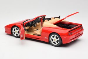 Ferrari F355 Spider Červený Hot Wheels 1:18 25733 Kov – obrázok 5 z 8