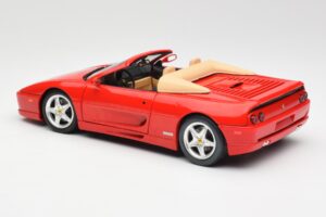 Ferrari F355 Spider Červený Hot Wheels 1:18 25733 Kov – obrázok 7 z 8
