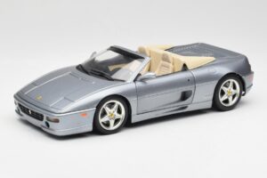 Ferrari F355 Spider Strieborný Hot Wheels 1:18 23907-M1 Kov