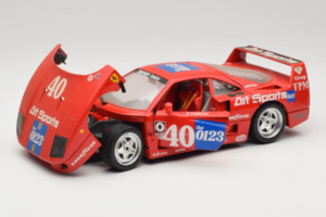 Ferrari F40 #40 J-P. Jabouille / O. Grouillard Art Sports 1987 Bburago 1:18 3332-A1 Kov – obrázok 2 z 8
