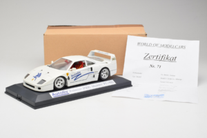 Ferrari F40 Autoliv Biely Limitovaná Edícia 150 ks Exclusive Cars 1:18 EC001 Kov – obrázok 9 z 9