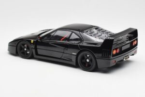 Ferrari F40 Čierny Kyosho 1:18 08416BK Kov – obrázok 9 z 10