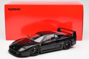 Ferrari F40 Čierny Kyosho 1:18 08416BK Kov – obrázok 10 z 10