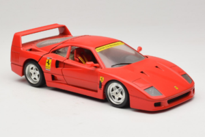 Ferrari F40 Club Deutschland Červený Bburago 1:18 3032-L3 Kov – obrázok 6 z 8