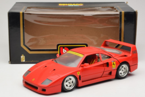 Ferrari F40 Club Deutschland Červený Bburago 1:18 3032-L3 Kov – obrázok 8 z 8