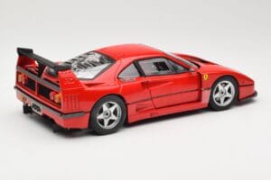 Ferrari F40 Competizione Test Version Červený Hot Wheels 1:18 P9922 Kov – obrázok 3 z 8