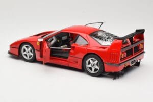Ferrari F40 Competizione Test Version Červený Hot Wheels 1:18 P9922 Kov – obrázok 5 z 8