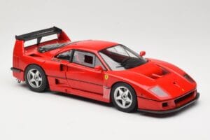 Ferrari F40 Competizione Test Version Červený Hot Wheels 1:18 P9922 Kov – obrázok 6 z 8