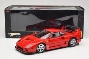 Ferrari F40 Competizione Test Version Červený Hot Wheels 1:18 P9922 Kov – obrázok 8 z 8