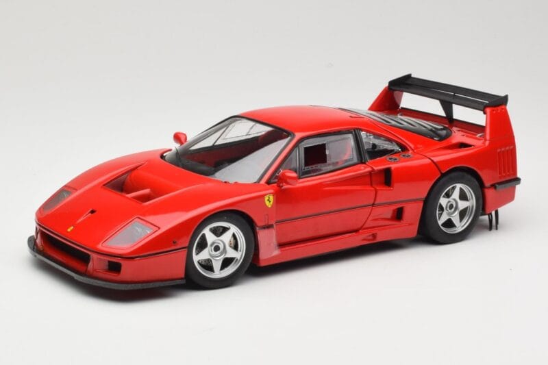 Ferrari F40 Competizione Test Version Červený Hot Wheels 1:18 P9922 Kov