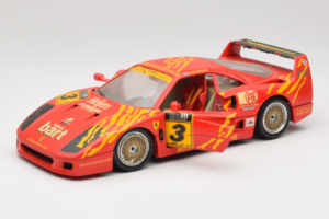 Ferrari F40 Evoluzione #3 Brummel Červený 1987 Bburago 1:18 3022-P2 Kov – obrázok 2 z 8