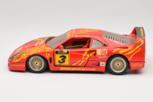 Ferrari F40 Evoluzione #3 Brummel Červený 1987 Bburago 1:18 3022-P2 Kov – obrázok 4 z 8