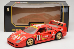Ferrari F40 Evoluzione #1 Pirelli Červený 1992 Bburago 1:18 3042-P1 Kov – obrázok 8 z 8