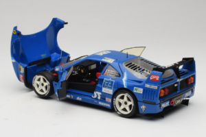 Ferrari F40 Evoluzione #34 Modrý Custom 1987 Bburago 1:18 3032-C1 Kov – obrázok 5 z 8