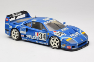 Ferrari F40 Evoluzione #34 Modrý Custom 1987 Bburago 1:18 3032-C1 Kov – obrázok 6 z 8