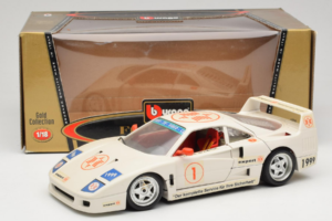 Ferrari F40 #1 Expert Biely 1987 Bburago 1:18 3332-W2 Kov – obrázok 8 z 8