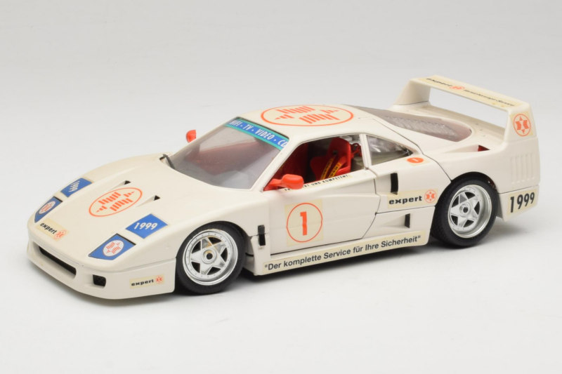 Ferrari F40 #1 Expert Biely 1987 Bburago 1:18 3332-W2 Kov