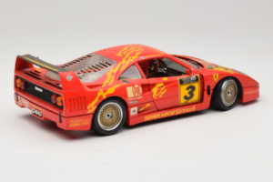 Ferrari F40 #3 F. Kroymans Ferrari Imports Kroymans BBS Wheels Červený 1987 Bburago 1:18 3032-H1 Kov – obrázok 3 z 8