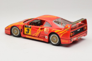 Ferrari F40 #3 F. Kroymans Ferrari Imports Kroymans BBS Wheels Červený 1987 Bburago 1:18 3032-H1 Kov – obrázok 7 z 8