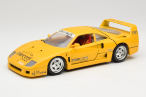 Ferrari F40 Interconti Car HiFi Žltý Bburago 1:18 3032-I1 Kov