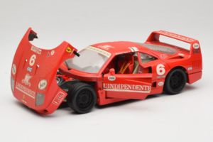 Ferrari F40 #6 V. Colombo L'Indipendente Červený 1987 Bburago 1:18 3032-L1 Kov – obrázok 2 z 8
