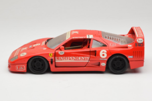 Ferrari F40 #6 V. Colombo L'Indipendente Červený 1987 Bburago 1:18 3032-L1 Kov – obrázok 4 z 8