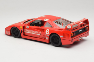 Ferrari F40 #6 V. Colombo L'Indipendente Červený 1987 Bburago 1:18 3032-L1 Kov – obrázok 7 z 8