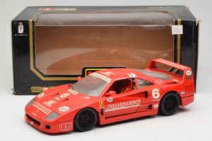 Ferrari F40 #6 V. Colombo L'Indipendente Červený 1987 Bburago 1:18 3032-L1 Kov – obrázok 8 z 8