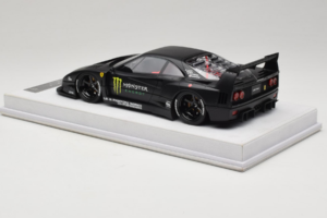 Ferrari F40 LB Works Monster Energy Matt Black BBA 1:18 REMC026 Živica – obrázok 5 z 7