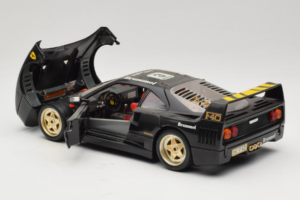 Ferrari F40 Magneti Marelli #3 Čierny Bburago 1:18 3022-B1 Kov – obrázok 5 z 8