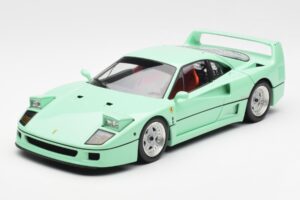 Ferrari F40 Mätová Zelená Kyosho 1:18 08416MG Kov – obrázok 3 z 10