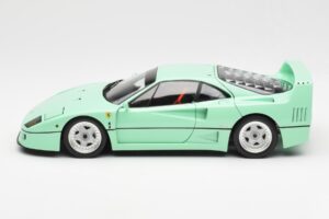Ferrari F40 Mätová Zelená Kyosho 1:18 08416MG Kov – obrázok 6 z 10