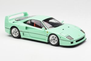 Ferrari F40 Mätová Zelená Kyosho 1:18 08416MG Kov – obrázok 8 z 10