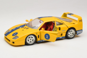 Ferrari F40 #1 Žltý Bauer Limitovaná Edícia 100 ks Bburago 1:18 BSR001 Kov – obrázok 2 z 8