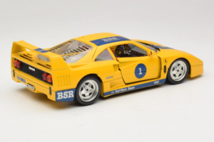 Ferrari F40 #1 Žltý Bauer Limitovaná Edícia 100 ks Bburago 1:18 BSR001 Kov – obrázok 3 z 8