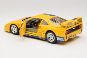 Ferrari F40 #1 Žltý Bauer Limitovaná Edícia 100 ks Bburago 1:18 BSR001 Kov – obrázok 5 z 8