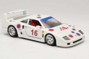 Ferrari F40 #16 Borsenmodells Biely Limited Edition 333 pcs 1987 Bburago 1:18 3332-W1 Kov – obrázok 6 z 8